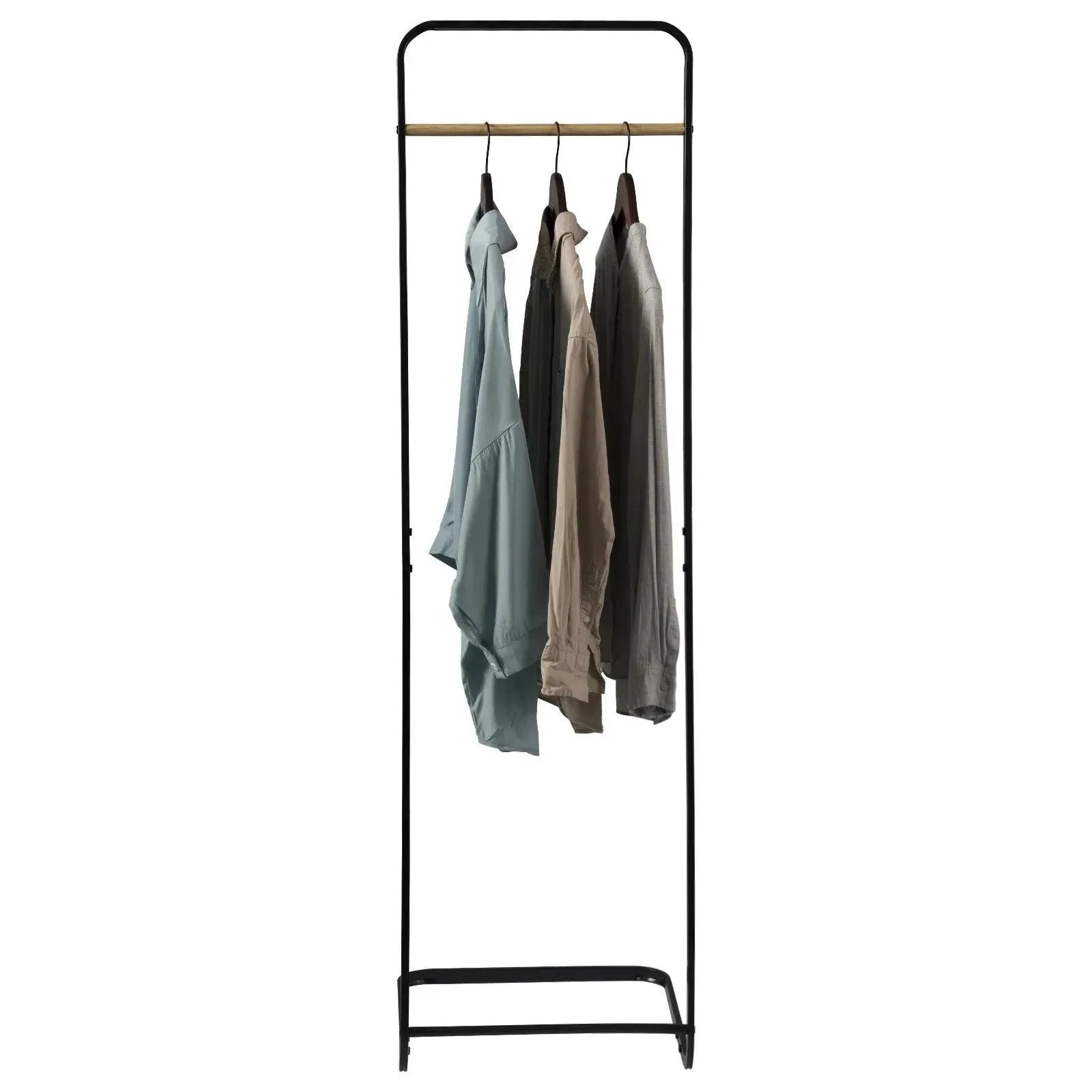 Feronza® Enkele Hangroede Kledingrek - Metalen Vloerjasdroger, Kledinghanger voor Slaapkamer, Kledingorganizer, Wasruimte Opbergruimte - Feronza